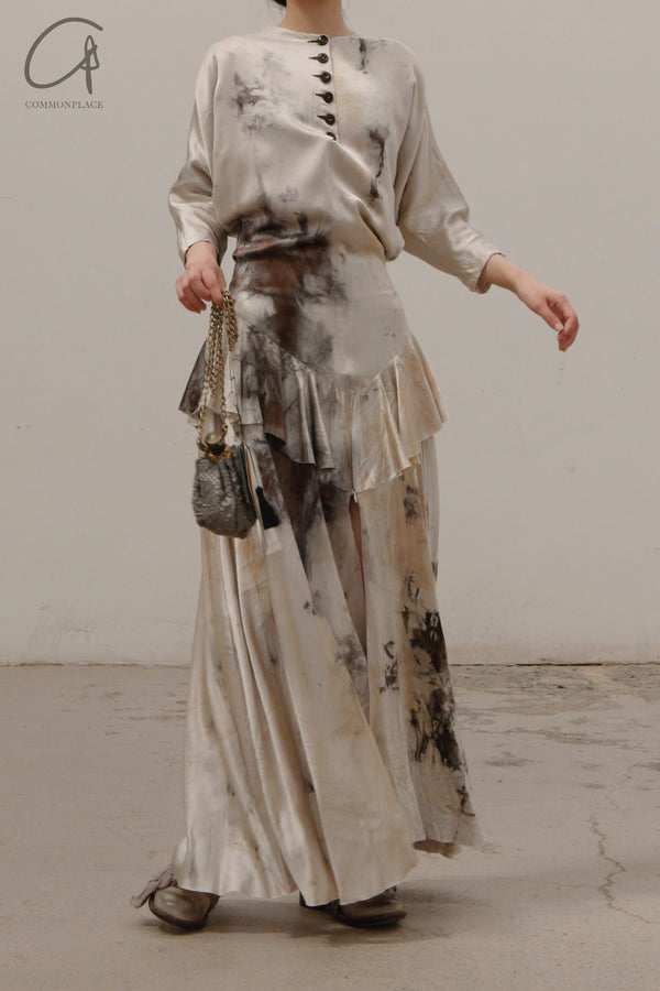 MUTEDANCE silk panel dress MD22SS03 PM42